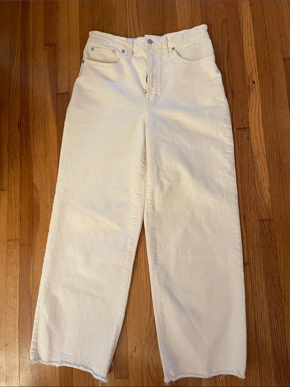 Madewell Wide Leg Cropped Jeans
